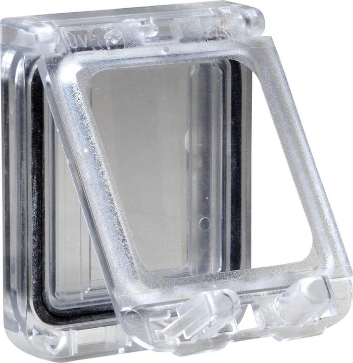 Image du produit Schneider Electric Fenêtre en plastique avec couvercle transparent rabattable. IP 65 NSYVA278MA