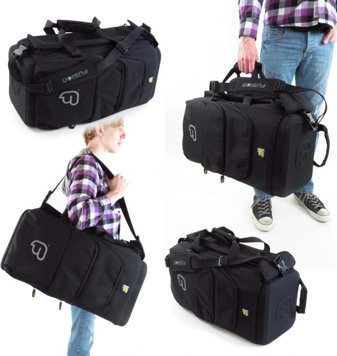Immagine prodotto Fusion UB-04-B Borsa tripla per tromba Urban - Blu/Nero (Trombetta, Flugelhorn, Cornetto)