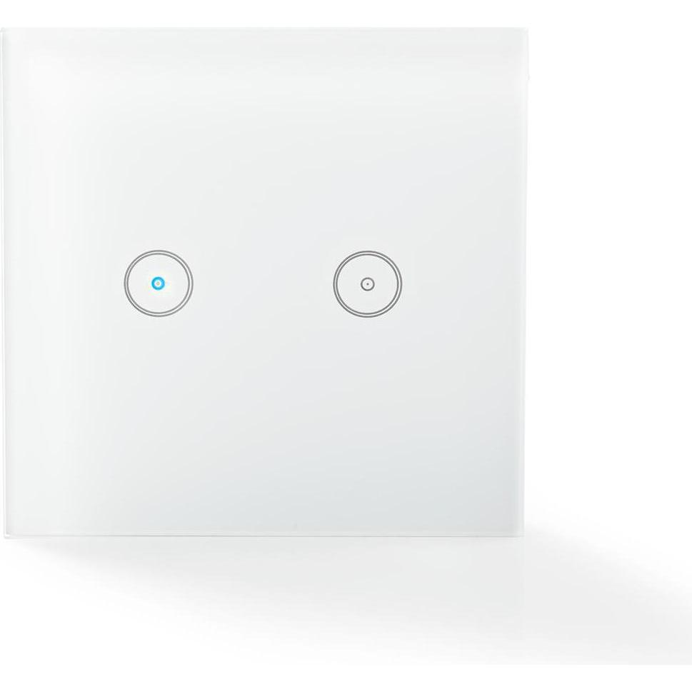 Nedis, Lichtschalter + Storenschalter, WLAN Smart Lichtschalter (WIFIWS20WT) - Dual