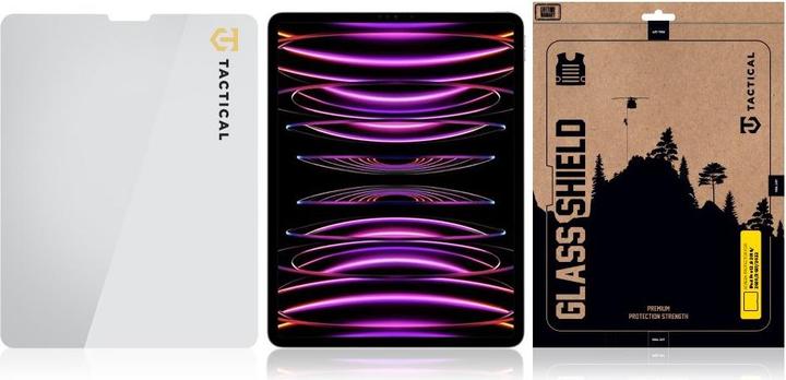 Actual product image Tactical Protective glass - Glass Shield for iPad Pro 12.9 2018/2020/2021/2022 Clear (Apple iPad Pro 12.9 2018, Apple iPad Pro 12.9 2020, Apple iPad Pro 12.9 2021, Apple iPad Pro 12.9 2022)