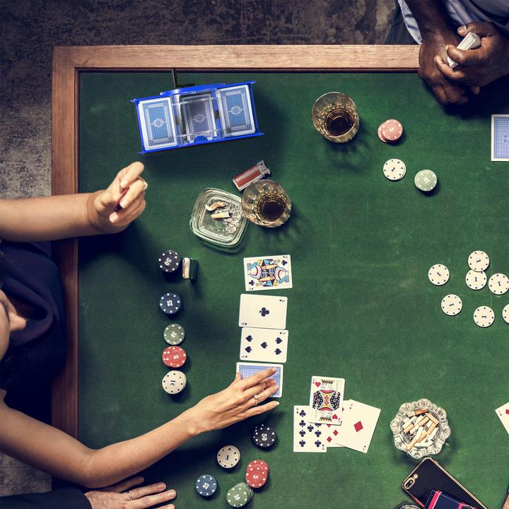 Image du produit Relaxdays Mélangeur de cartes manuel