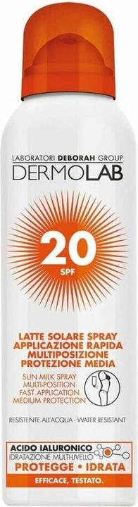 Immagine prodotto Deborah Milano Latte Solare Spray Protezione Media SPF 20 Viso E Corpo 150ml (Latte solare, SPF 20, 150 ml)