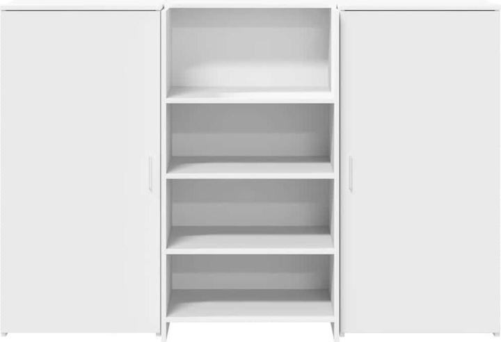 Image du produit VidaXL Comptoir d'accueil Blanc 155x50x103,5 cm Bois composite Comptoir d'accueil