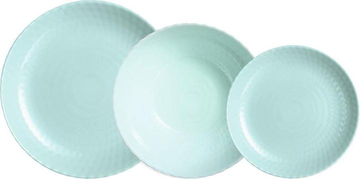 Actual product image Luminarc Tableware Pampille Turquesa turquoise glass 18 pieces (18 pcs.)