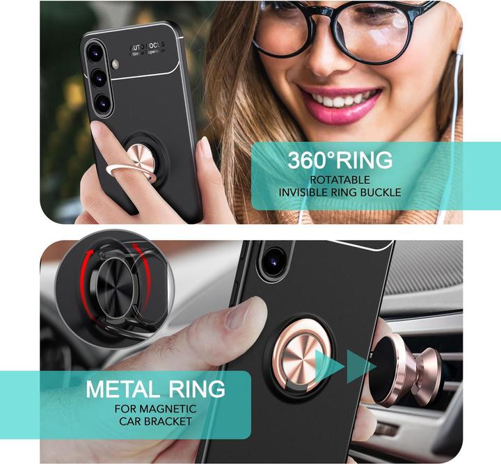 Produktbild Nalia Matte Ring Silikon Hülle (Samsung Galaxy S24)