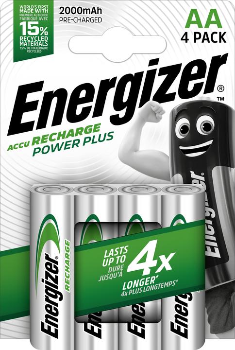 Actual product image Energizer Recharge Power Plus (4 pcs., AA, 2000 mAh)