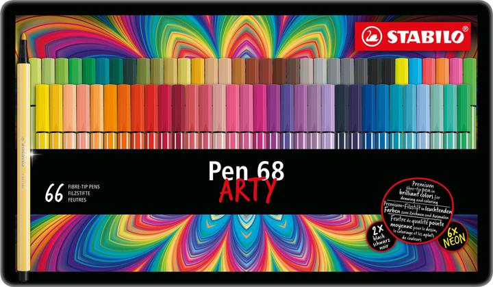 STABILO Pen 68 (66 couleurs, 66 x)