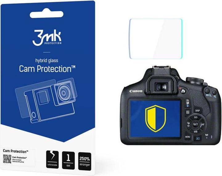 3MK Cam Protection protective glass for Canon EOS 2000D (Screen protector, EOS 2000D)