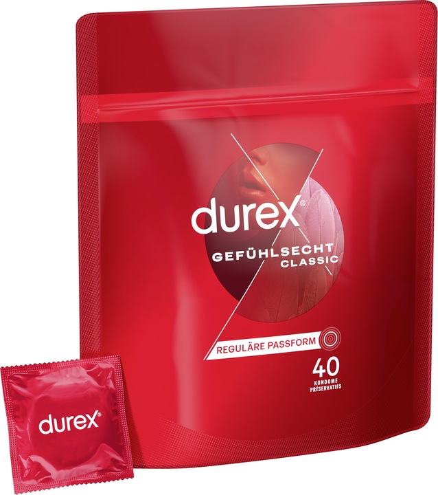 Produktbild Durex Gefühlsecht Classic (40 Stk.)