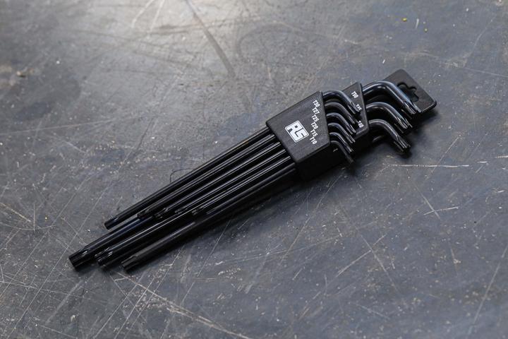 Actual product image RS PRO 9 piece L-shaped Torx(R) driver set