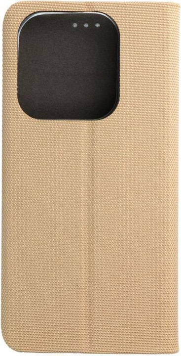 Produktbild OEM Cases SENSITIVE Book case for XIAOMI Redmi Note 14 5G gold (Xiaomi Redmi Note 14 Pro 5G)