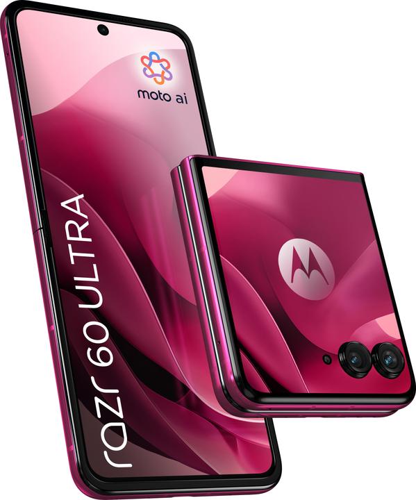 Productafbeelding Motorola Razr 60 Ultra (512 GB, Pantone Cabaret, 6.96", SIM + eSIM, 5G)