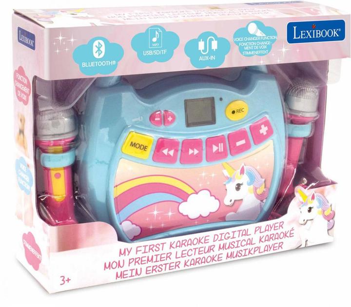 Produktbild Lexibook Unicorn Portable Digital Music Player with 2 Mics (MP300UNIZ)