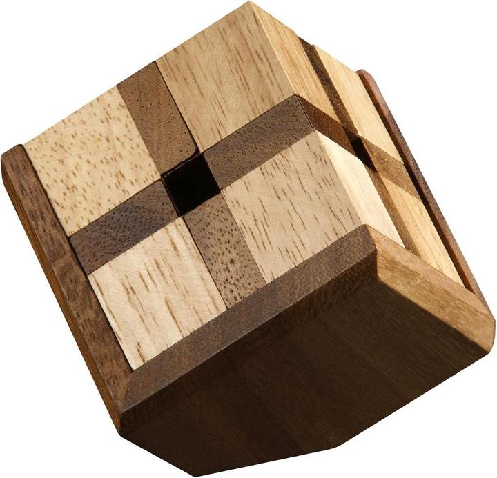 Philos 6274 Bermuda Cube Rompicapo In Legno – 8 Dadi Da Assembrare A Cubo, Livello Medio, Gioco Da Tavolo Per Bambini Dai 6 Anni