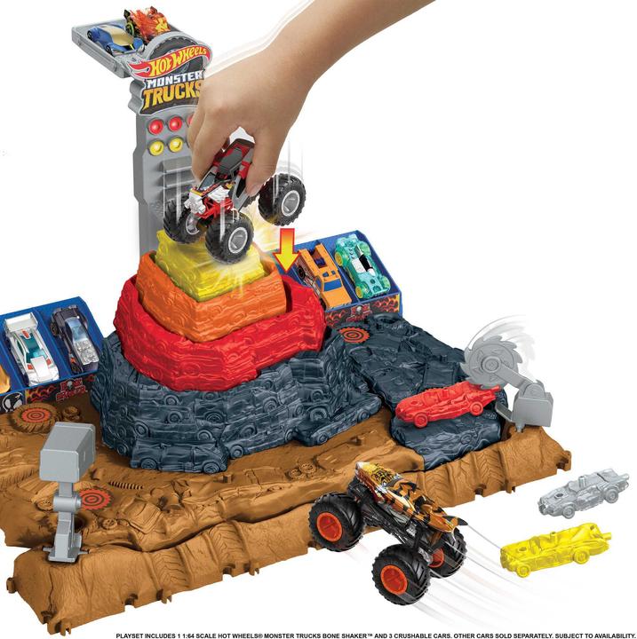 Produktbild Hot Wheels Monster Trucks Arena World Main Event: Bone Shaker’s Ultimate Crush Yard