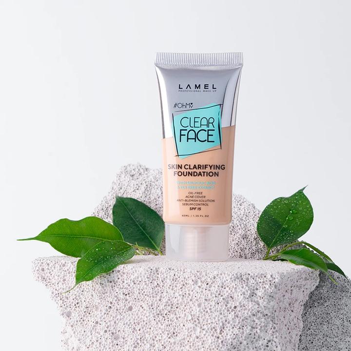 Produktbild MyScreen Protector OhMy Clear Face Foundation Moisturized and Uniform Skin Light Coverage Soft Beige N.401 (Soft Beige N.401)