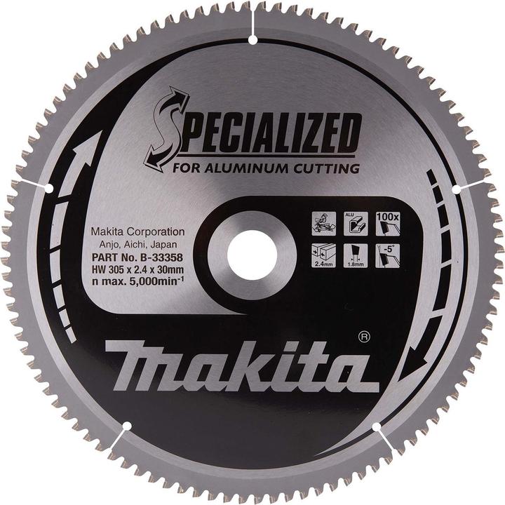 Makita Gespecialiseerd zaagblad, 305 x 30 mm, 100Z, B-33358