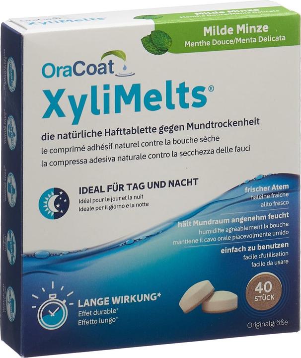 Produktbild Xylimelts Hafttabletten gegen Mundtrockenheit
