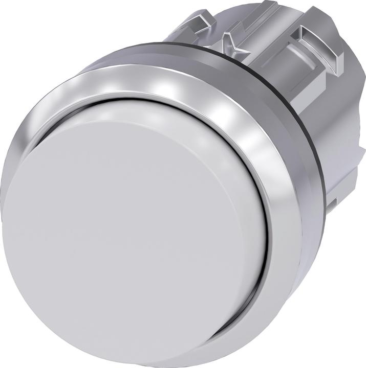 Actual product image Siemens Pushbutton 22mm white raised button