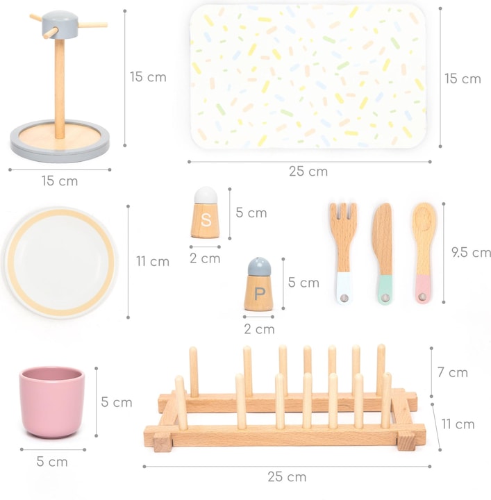 Image du produit UMU Set de vaisselle en bois