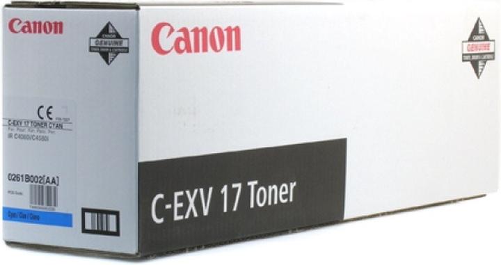 Actual product image Canon C-EXV 17 (C)