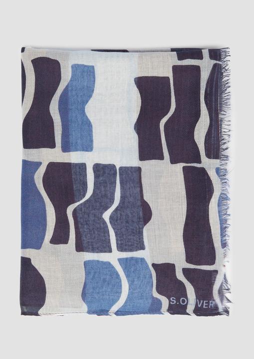 Image du produit s.Oliver Tuch Schal mit Streifen-Artwork