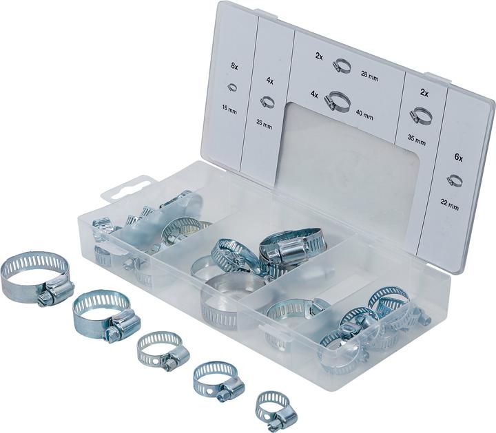 Produktbild BGS Schlauchklemmen-Sortiment Ø 16 - 40 mm 26-tlg. (26 Stk.)
