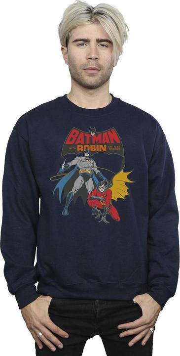 Actual product image Mens Batman And Robin Cotton Sweatshirt (XL)