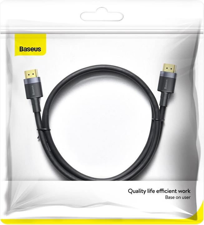 Produktbild Baseus Cafule 4KHDMI Male To 4KHDMI Male Adapter Cable 2m Black (2 m, HDMI, 2.0)