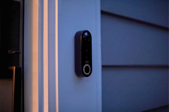 Actual product image Arlo Essential Wire-Free Doorbell, black (Wireless)