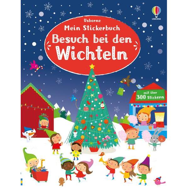 Usborne Publishing, Sticker, Mein Stickerbuch: Besuch bei den Wichteln