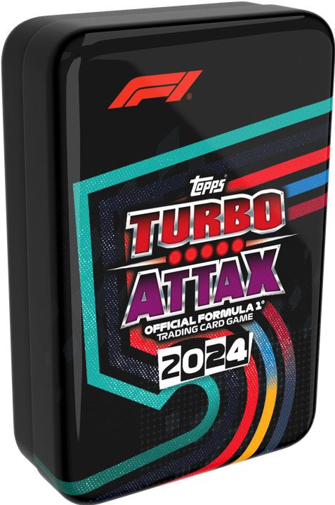 Actual product image Topps/Merlin FORMULA 1 TURBO ATTAX MEGA TIN (F1TA24-2406)