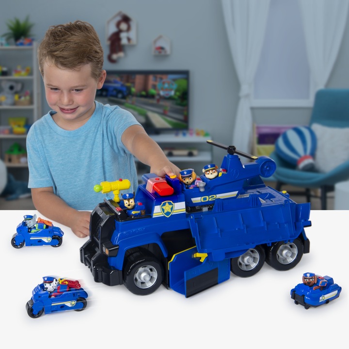 Actual product image Spin Master Ultimate Police Cruiser (Chase's 5-in-1 Police Cruiser)