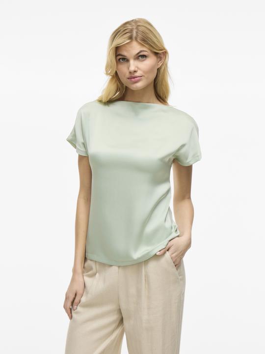 Produktbild Vila VIELLETTE U-Boot-Ausschnitt Oberteil mit kurzen Ärmeln (38)