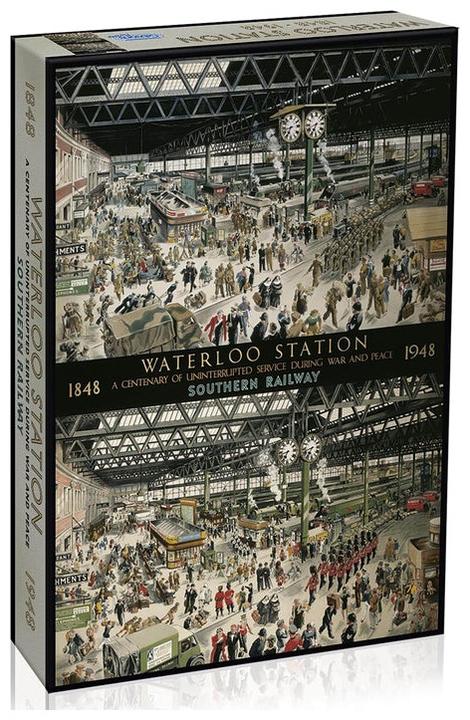 Actual product image Gibsons Puzzle 1000 Waterloo Station G3 (1000 pieces)