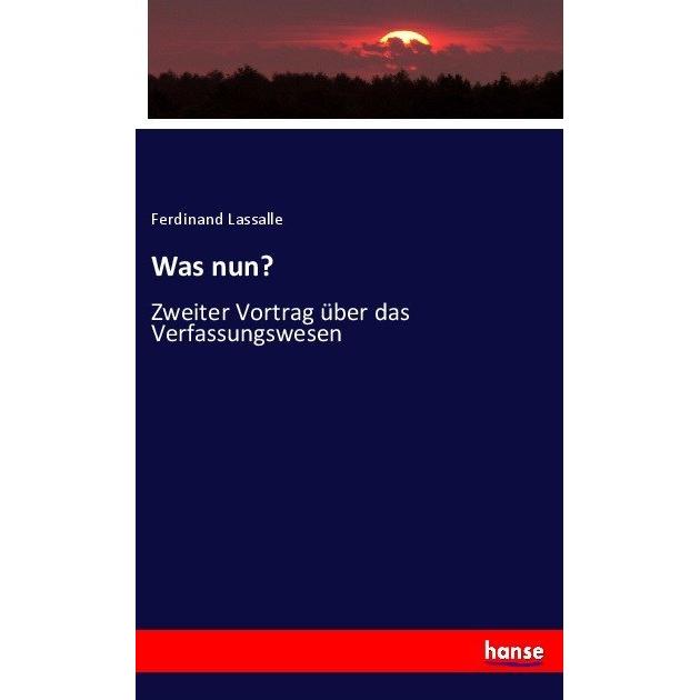 Was nun?, Fachbücher von Ferdinand Lassalle
