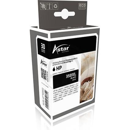 Astar, Druckerpatrone, 25 ml - Schwarz - compatible - Tintenpatrone (BK)