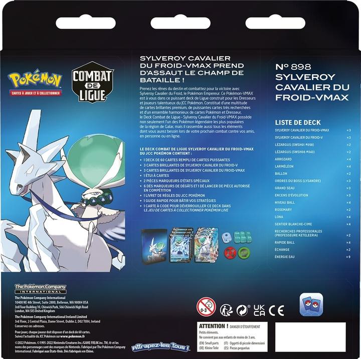 Immagine prodotto Pokémon TCG - Battaglia di Lega Calyrex VMAX Q2 - Cavaliere d'Ombra (Inglese, Ponte)