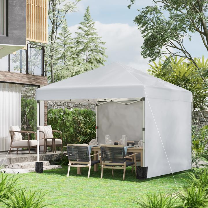Actual product image Outsunny Folding pavilion with accessories (297 cm, 297 cm)