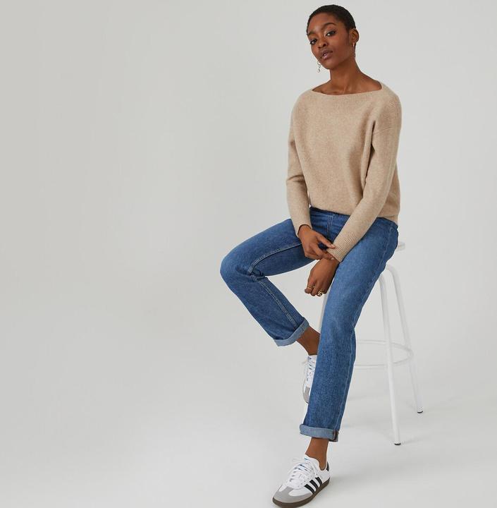 Actual product image La Redoute Collections Jumper with boat neckline (XL)