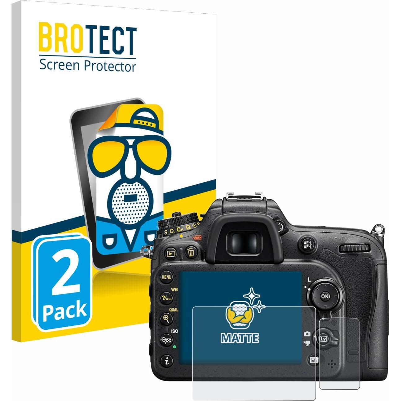 Thumbnail - BROTECT Entspiegelungs-Schutzfolie Displayschutz Matt (Displayschutz, D7200), Kameraschutz