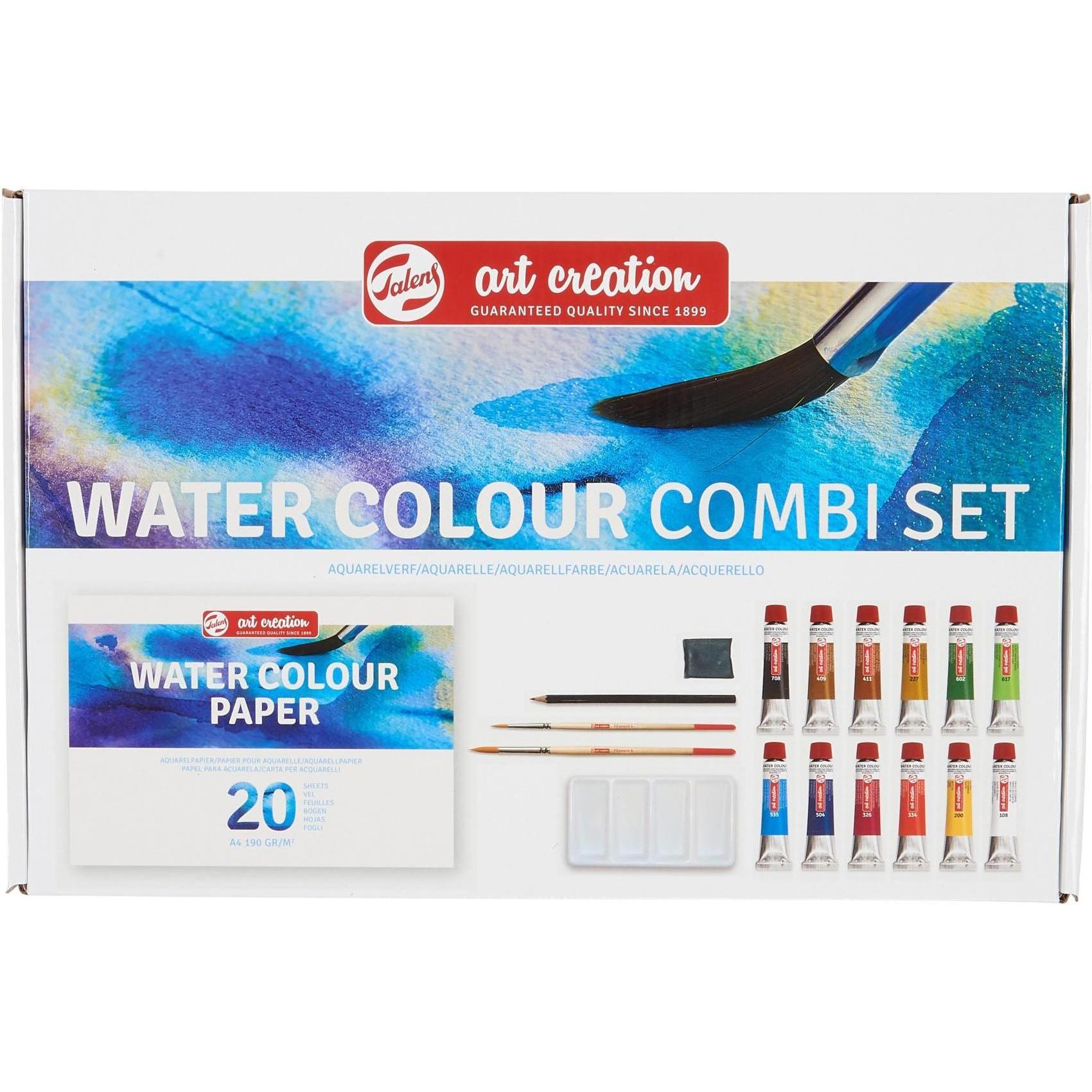 Talens, Colore + Vernice per il Fai da Te, Set Combinato (12 ml) – Multicolore