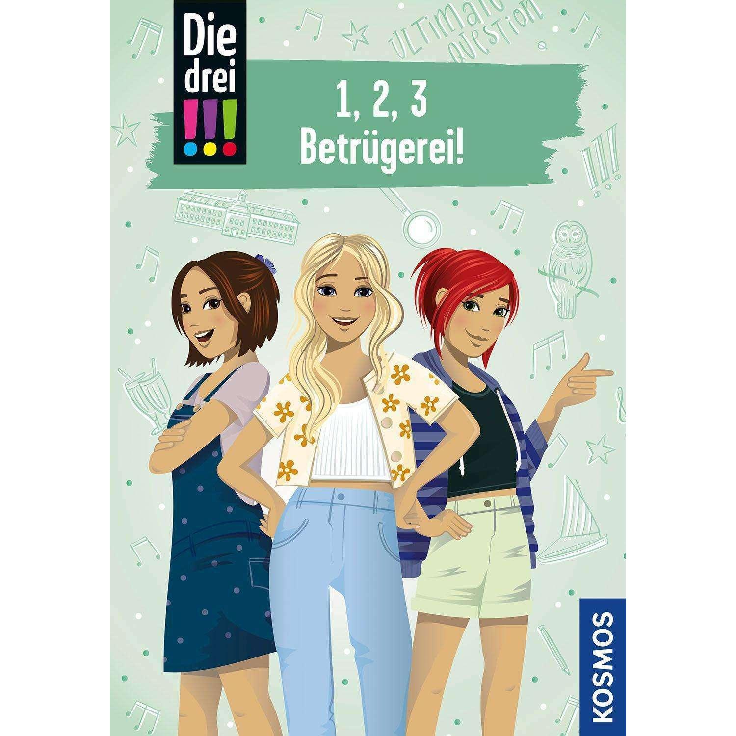 Die drei!!!, 1, 2, 3 - Betrügerei, Kinderbücher von Petra Steckelmann, Maja von Vogel