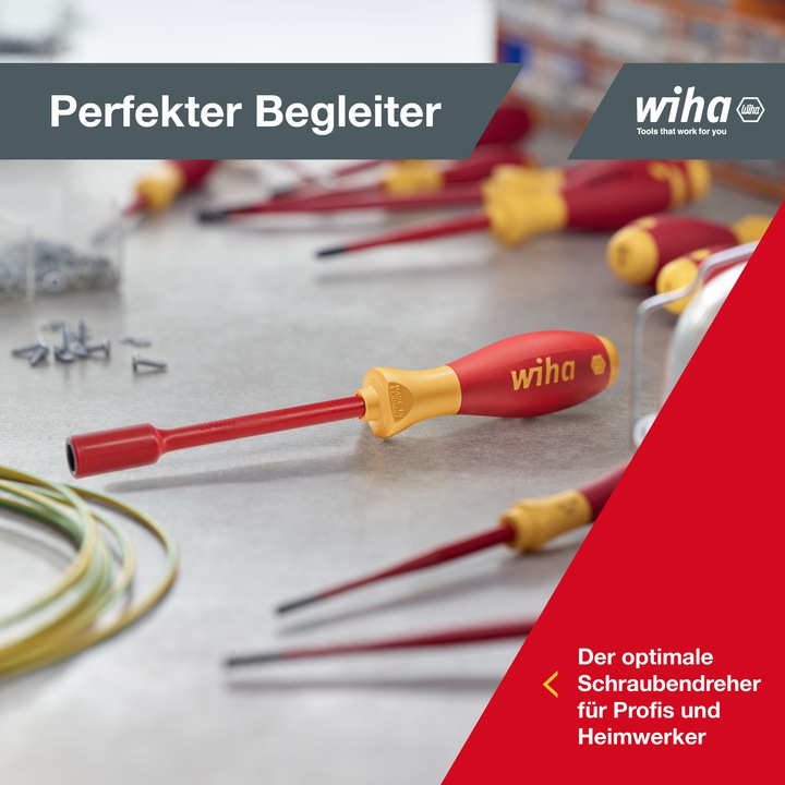 Actual product image Wiha VDE screwdriver set 5 pieces (External hexagon)