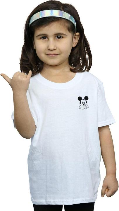 Produktbild Disney Mickey Mouse Dont Speak Breast Print TShirt Mädchen (140, 146)