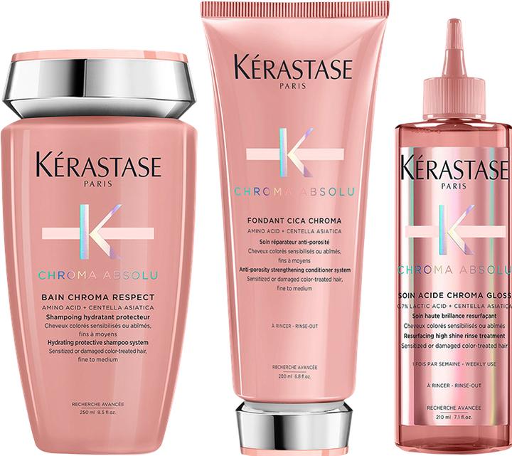 Immagine prodotto Kérastase Trio Chroma Absolu Gloss per capelli fini (Set per la cura dei capelli)
