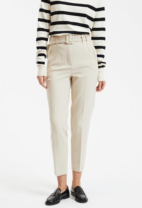 Actual product image La Redoute Collections Belted skinny trousers (36)