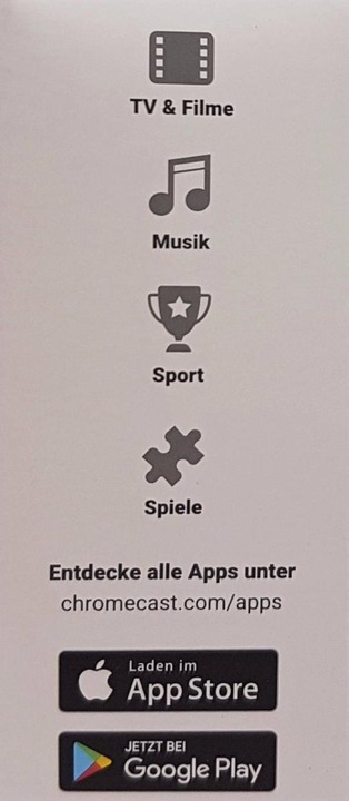 Productafbeelding Google Chromecast (2 GB, Android Go)