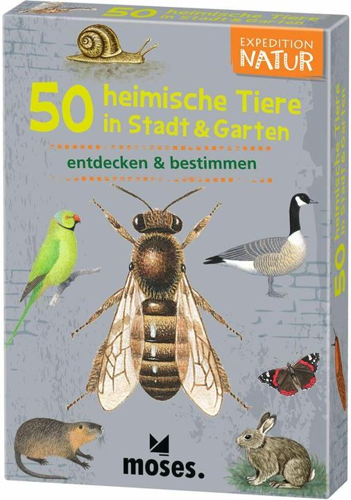 Produktbild Expedition Natur 50 heimische Tiere in Stadt & Garten (Deutsch, 1 - 20 Spieler)
