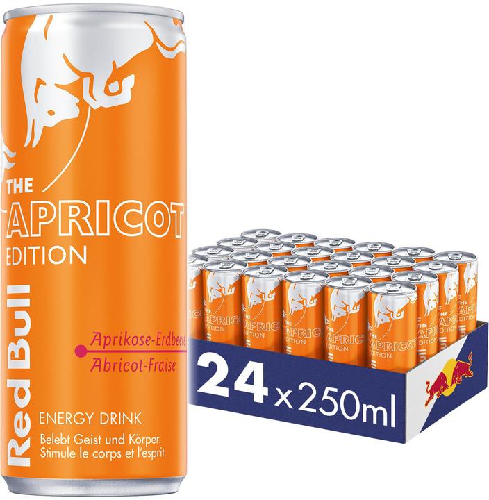 Red Bull Energy Drink Apricot Edition (24 x 25 cl)